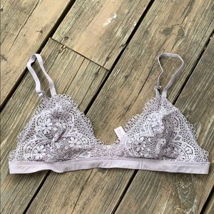 Sheer purple VS bralette